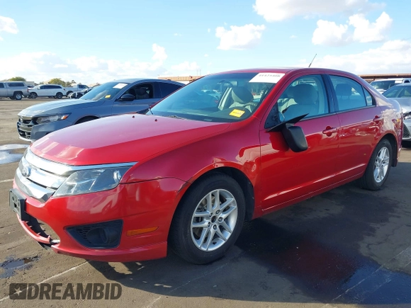 2012 Ford Fusion S with VIN 3FAHP0GA4CR335415, listed as a IAAI auction lot 41425408 with 207,386 mi miles. Bid and sale history available at carsss.com. Image 6.