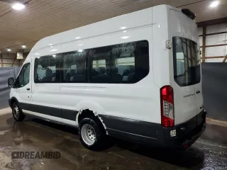 2018 Ford Transit Passenger XL with VIN 1FBVU4XM2JKA03650, listed as a Copart auction lot 46547195 with 108,821 mi miles and Salvage Title. Bid and sale history available at DreamBid. Image 2.
