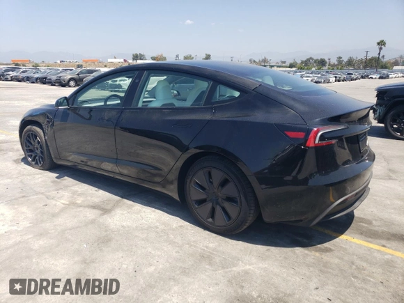 2025 Tesla Model 3 Long Range z VIN 5YJ3E1EA3SF975991, wystawiony jako Copart lot #55629765 z przebiegiem Nie podano mil oraz Szkoda całkowita • Salvage title. Historia ofert i sprzedaży dostępna na DreamBid. Obrazek 2.
