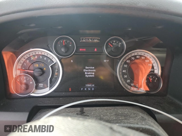 2015 Ram 1500 SLT с VIN 1C6RR6TT3FS722993, выставлен на аукционе Copart как лот 60793775 с пробегом 133 643 миль миль и Списание • Salvage title. История ставок и продаж доступна на DreamBid. Изображение 9.
