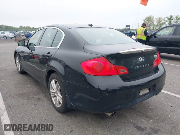 2010 Infiniti G37 x with VIN JN1CV6AR1AM254117, listed as a IAAI auction lot 42196026 with 348,221 mi miles. Bid and sale history available at carsss.com. Image 3.