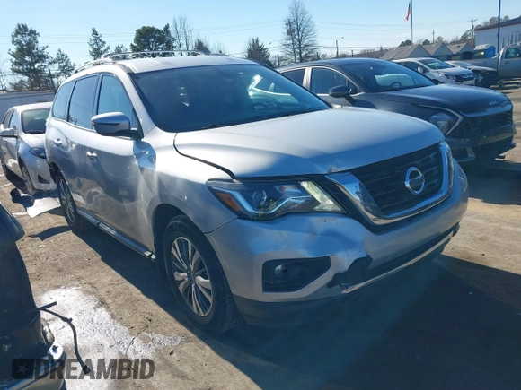 2018 Nissan Pathfinder SL with VIN 5N1DR2MN1JC625124, listed as a IAAI auction lot 41345930 with 112,943 mi miles. Bid and sale history available at carsss.com. Image 1.