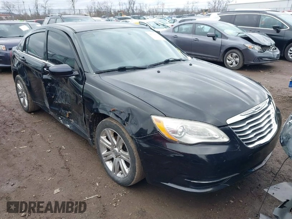 2012 Chrysler 200 Touring with VIN 1C3CCBBB9CN210428, listed as a IAAI auction lot 41739130 with 217,676 mi miles. Bid and sale history available at carsss.com. Image 1.