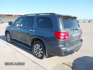 2008 Toyota Sequoia Ltd with VIN 5TDZY68A38S000485, listed as a IAAI auction lot 42014599 with 200,239 mi miles. Bid and sale history available at carsss.com. Image 3.