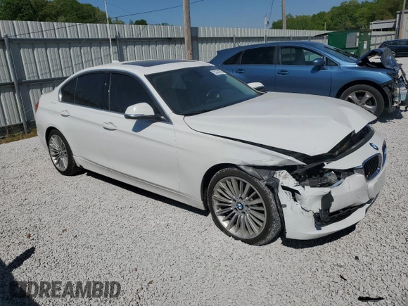 2012 BMW 3 Series 328i with VIN WBA3A5C57CF257346, listed as a Copart auction lot 53744705 with 118,242 mi miles and Salvage title. Bid and sale history available at DreamBid. Image 4.
