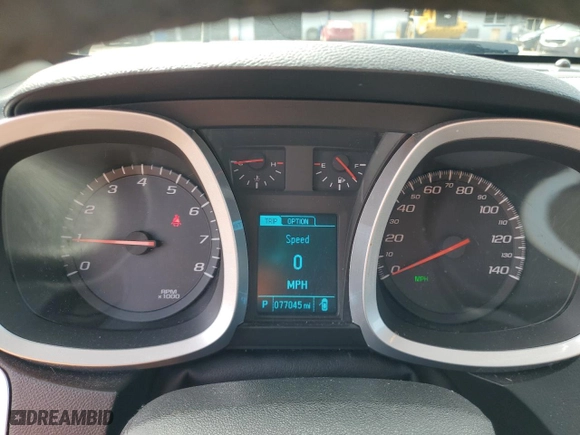 2017 Chevrolet Equinox LT with VIN 2GNALCEK8H6156711, listed as a Copart auction lot 52180685 with 77,045 mi miles and Salvage Title. Bid and sale history available at carsss.com. Image 9.