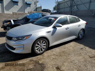 2018 Kia Optima LX with VIN 5XXGT4L32JG260211, listed as a Copart auction lot 52532215 with 62,778 mi miles and Salvage title. Bid and sale history available at DreamBid. Image 1.