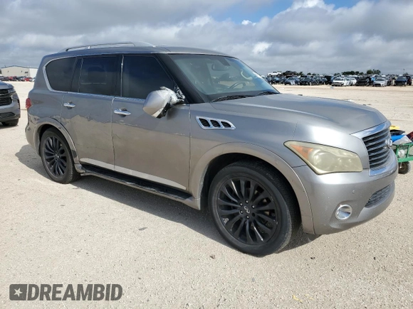 2012 Infiniti QX56 7-passenger with VIN JN8AZ2NF6C9516659, listed as a Copart auction lot 69617814 with 275,756 mi miles and Clean Title. Bid and sale history available at carsss.com. Image 4.