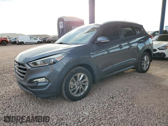 2016 Hyundai Tucson Eco with VIN KM8J33A26GU128562, listed as a Copart auction lot 80258784 with 55,929 mi miles and Salvage Title. Bid and sale history available at carsss.com. Image 1.