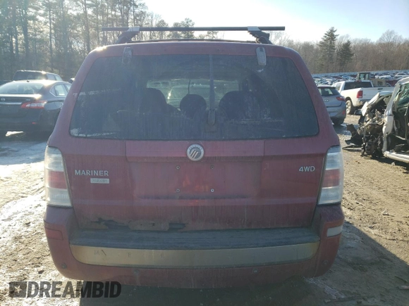 2009 Mercury Mariner Premier z VIN 4M2CU97G59KJ05976, wystawiony jako Copart lot #45646445 z przebiegiem 167 041 mil mil oraz Czysty tytuł • Clean title. Historia ofert i sprzedaży dostępna na DreamBid. Obrazek 6.