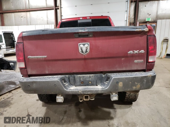 2012 Ram 2500 Big Horn z VIN 3C6UD5DLXCG248688, wystawiony jako Copart lot #57144155 z przebiegiem 90 218 mil mil oraz Szkoda całkowita • Salvage title. Historia ofert i sprzedaży dostępna na DreamBid. Obrazek 6.