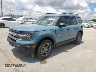 2022 Ford Bronco Sport Big Bend z VIN 3FMCR9B60NRE03603, wystawiony jako Copart lot #55861855 z przebiegiem 2949 mil mil oraz Szkody całkowita. Historia ofert i sprzedaży dostępna na DreamBid. Obrazek 1.