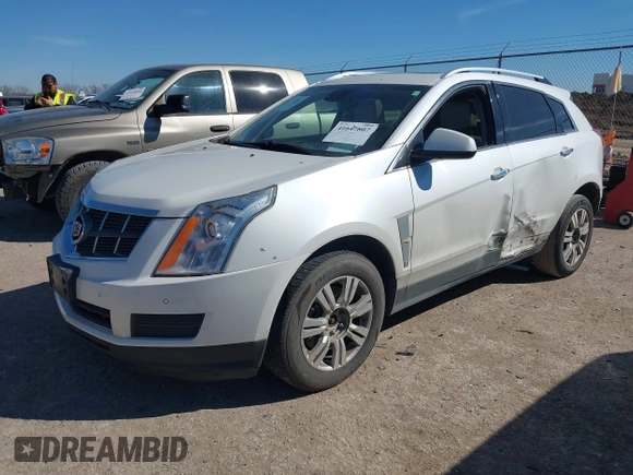 2012 Cadillac SRX Luxury Collection with VIN 3GYFNAE37CS597594, listed as a IAAI auction lot 41647807 with 193,836 mi miles and . Bid and sale history available at carsss.com. Image 2.