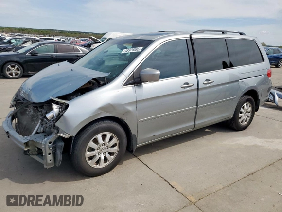 2008 Honda Odyssey EX-L with VIN 5FNRL38758B038063, listed as a Copart auction lot 49976895 with 164,973 mi miles and Clean Title. Bid and sale history available at DreamBid. Image 1.