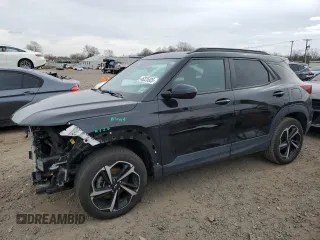 2022 Chevrolet TrailBlazer RS with VIN KL79MUSL5NB022921, listed as a Copart auction lot 46225335 with 79,736 mi miles and Salvage Title. Bid and sale history available at DreamBid. Image 1.