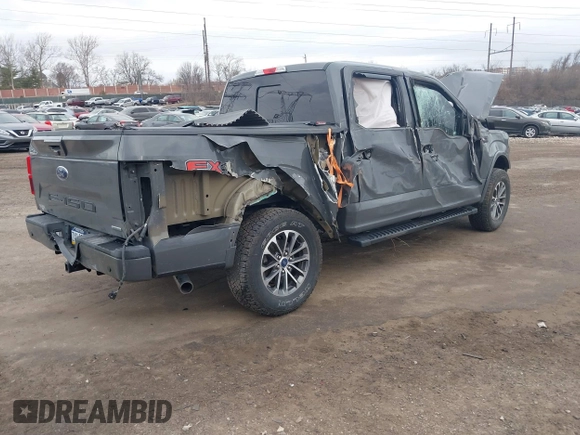 2020 Ford F-150 XL with VIN 1FTEW1E41LFC28063, listed as a IAAI auction lot 41678477 with 1 mi miles. Bid and sale history available at carsss.com. Image 4.
