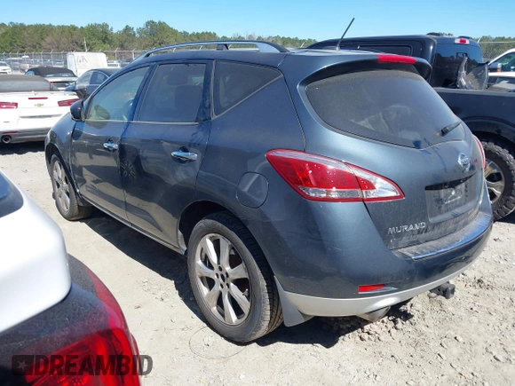 2012 Nissan Murano SV with VIN JN8AZ1MW3CW217191, listed as a IAAI auction lot 41688323 with 183,661 mi miles and . Bid and sale history available at carsss.com. Image 3.