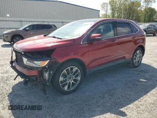 2015 Ford Edge Titanium z VIN 2FMPK3K84FBC18765, wystawiony jako Copart lot #51730655 z przebiegiem 105 935 mil mil oraz Szkoda całkowita • Salvage title. Historia ofert i sprzedaży dostępna na DreamBid. Obrazek 1.