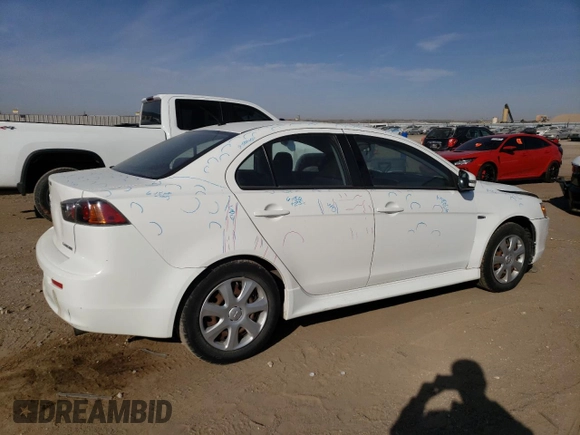 2015 Mitsubishi Lancer ES with VIN JA32U2FU7FU014836, listed as a Copart auction lot 77202064 with 122,576 mi miles and Salvage Title. Bid and sale history available at carsss.com. Image 3.