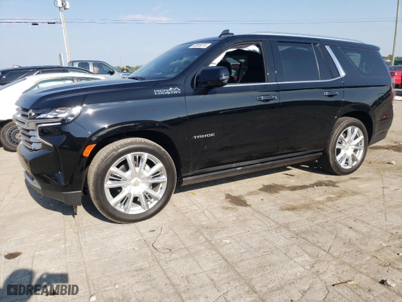 2024 Chevrolet Tahoe High Country with VIN 1GNSKTKL2RR126789, listed as a Copart auction lot 68090074 with 6,748 mi miles and Salvage Title. Bid and sale history available at carsss.com. Image 1.
