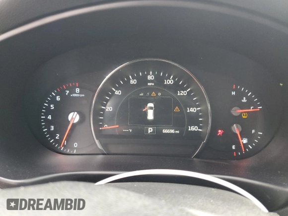 2018 Kia Sorento EX with VIN 5XYPH4A55JG339177, listed as a Copart auction lot 48930175 with 66,696 mi miles and Salvage Title. Bid and sale history available at DreamBid. Image 9.