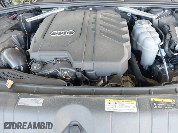 2021 Audi A5 Sportback S line Premium Plus with VIN WAUFACF51MA029452, listed as a IAAI auction lot 39810194 with 58,823 mi miles. Bid and sale history available at carsss.com. Image 10.