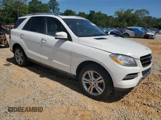 2015 Mercedes-Benz M 350 with VIN 4JGDA5JB6FA617820, listed as a Copart auction lot 57787965 with 135,285 mi miles and Salvage title. Bid and sale history available at DreamBid. Image 4.
