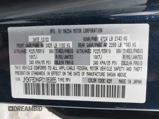 2023 Mazda CX-5 S Premium with VIN JM3KFBDM4P0185865, listed as a IAAI auction lot 42040234 with 32,761 mi miles and . Bid and sale history available at DreamBid. Image 9.