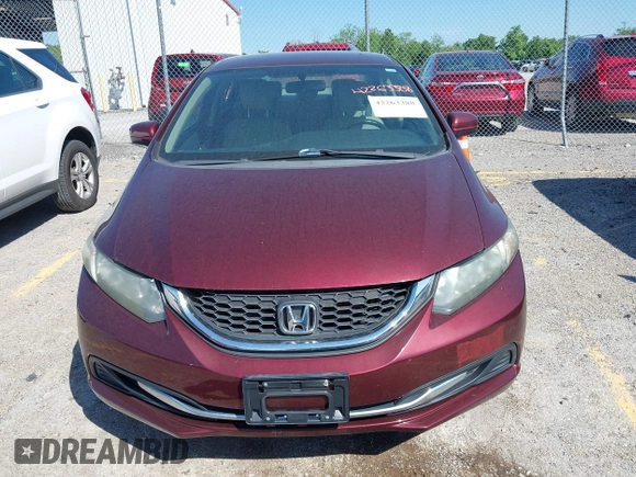 2014 Honda Civic LX z VIN 19XFB2F53EE061313, wystawiony jako IAAI lot #42263388 z przebiegiem 58 000 mil mil oraz . Historia ofert i sprzedaży dostępna na DreamBid. Obrazek 12.