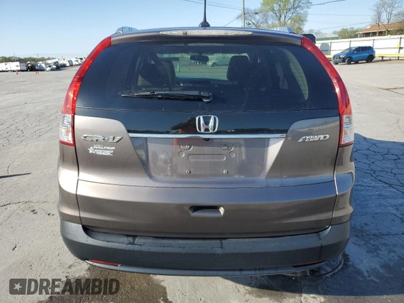 2012 Honda CR-V EX-L with VIN 5J6RM4H7XCL007393, listed as a Copart auction lot 52378715 with 126,002 mi miles and Salvage Title. Bid and sale history available at carsss.com. Image 6.