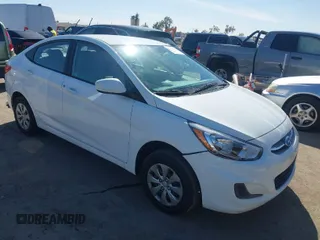 2017 Hyundai Accent SE with VIN KMHCT4AE0HU313703, listed as a IAAI auction lot 41839215 with 87,300 mi miles. Bid and sale history available at carsss.com. Image 1.