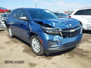 2024 Chevrolet Equinox LS with VIN 3GNAXHEG7RL221848, listed as a IAAI auction lot 41916003 with 10,249 mi miles and . Bid and sale history available at DreamBid. Image 1.