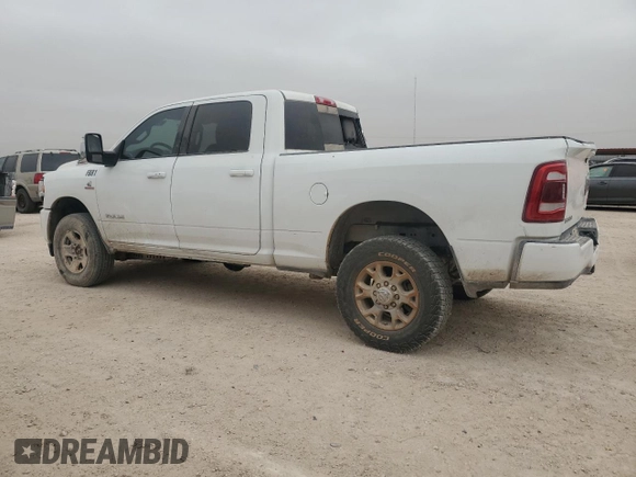 2023 Ram 2500 Laramie with VIN 3C6UR5FL5PG559269, listed as a Copart auction lot 87852985 with 29,174 mi miles and Salvage Title. Bid and sale history available at carsss.com. Image 2.