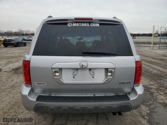2004 Honda Pilot EX with VIN 2HKYF18534H618543, listed as a Copart auction lot 51896455 with 118,987 mi miles and Salvage Title. Bid and sale history available at carsss.com. Image 6.
