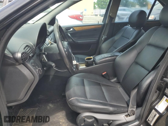 2007 Mercedes-Benz C 230 Sport with VIN WDBRF52HX7F909181, listed as a Copart auction lot 56762685 with 169,085 mi miles and Salvage title. Bid and sale history available at DreamBid. Image 7.