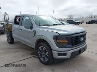 2024 Ford F-150 STX with VIN 1FTFW2L50RKE89481, listed as a IAAI auction lot 41570986 with 2,955 mi miles and . Bid and sale history available at carsss.com. Image 1.