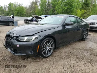 2025 BMW 4 Series 430i xDrive with VIN WBA63DA00SCS40445, listed as a Copart auction lot 60109195 with 35,058 mi miles and Clean title. Bid and sale history available at DreamBid. Image 1.
