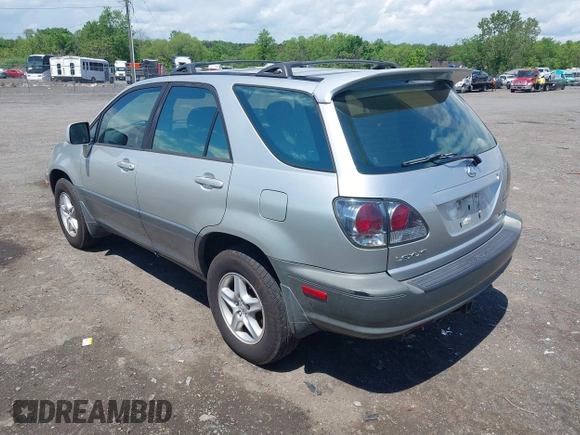 2002 Lexus RX 300 with VIN JTJHF10U520239568, listed as a IAAI auction lot 42179659 with 214,348 mi miles and . Bid and sale history available at DreamBid. Image 3.