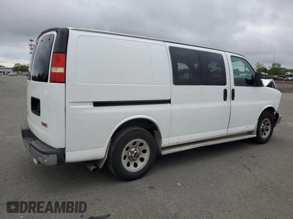2011 GMC Savana z VIN 1GTS7AF43B1144482, wystawiony jako Copart lot #57389205 z przebiegiem 140 013 mil mil oraz Szkoda całkowita • Salvage title. Historia ofert i sprzedaży dostępna na DreamBid. Obrazek 3.