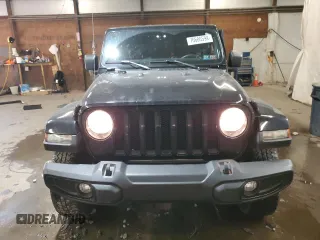 2021 Jeep Wrangler Unlimited Sahara High Altitude with VIN 1C4HJXEG4MW844446, listed as a Copart auction lot 76680594 with 27,124 mi miles and Salvage title. Bid and sale history available at DreamBid. Image 5.