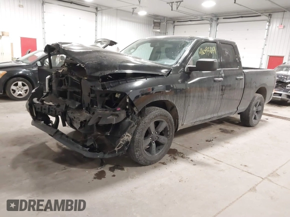 2014 Ram 1500 Express with VIN 1C6RR7FT0ES355096, listed as a IAAI auction lot 41093691 with 154,640 mi miles. Bid and sale history available at carsss.com. Image 2.