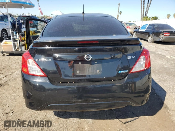 2015 Nissan Versa SV with VIN 3N1CN7AP4FL955661, listed as a Copart auction lot 46438605 with Not Provided miles and Salvage Title. Bid and sale history available at carsss.com. Image 6.