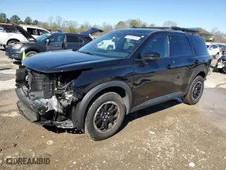 2023 Nissan Pathfinder SV with VIN 5N1DR3BD9PC230150, listed as a Copart auction lot 48236025 with 25,498 mi miles and Salvage Title. Bid and sale history available at carsss.com. Image 1.