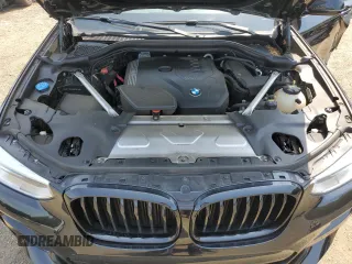 2021 BMW X4 xDrive30i with VIN 5UX2V1C09M9E03411, listed as a Copart auction lot 62078545 with 49,101 mi miles and Salvage title. Bid and sale history available at DreamBid. Image 12.