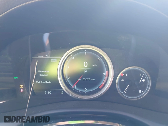 2016 Lexus GS 350 with VIN JTHBZ1BL2GA007238, listed as a IAAI auction lot 41070440 with 83,678 mi miles. Bid and sale history available at carsss.com. Image 7.
