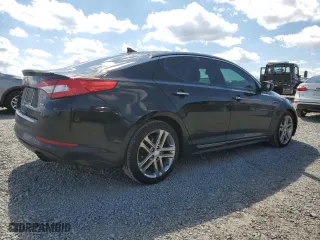 2013 Kia Optima SX with VIN 5XXGR4A61DG104452, listed as a Copart auction lot 50348135 with 193,986 mi miles and Salvage Title. Bid and sale history available at carsss.com. Image 3.