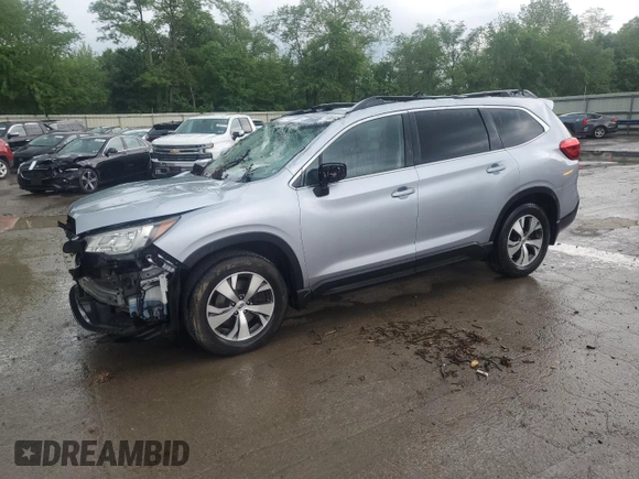 2019 Subaru Ascent Premium with VIN 4S4WMAFD5K3478037, listed as a Copart auction lot 57759605 with 58,139 mi miles and Salvage title. Bid and sale history available at DreamBid. Image 1.