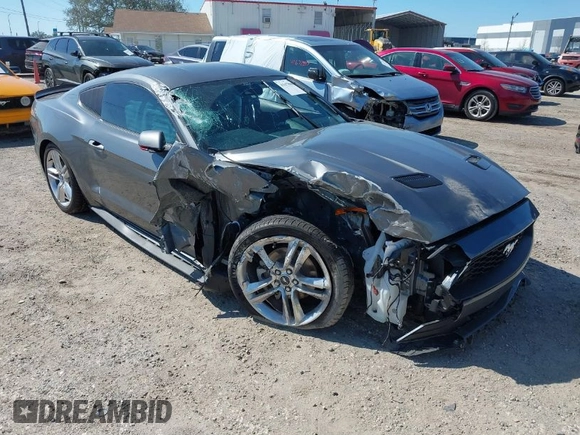 2021 Ford Mustang EcoBoost with VIN 1FA6P8TH5M5108957, listed as a IAAI auction lot 41678800 with 31,219 mi miles. Bid and sale history available at carsss.com. Image 1.