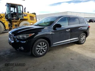 2014 Infiniti QX60 with VIN 5N1AL0MMXEC509121, listed as a Copart auction lot 52846745 with 157,692 mi miles and Clean Title. Bid and sale history available at DreamBid. Image 1.