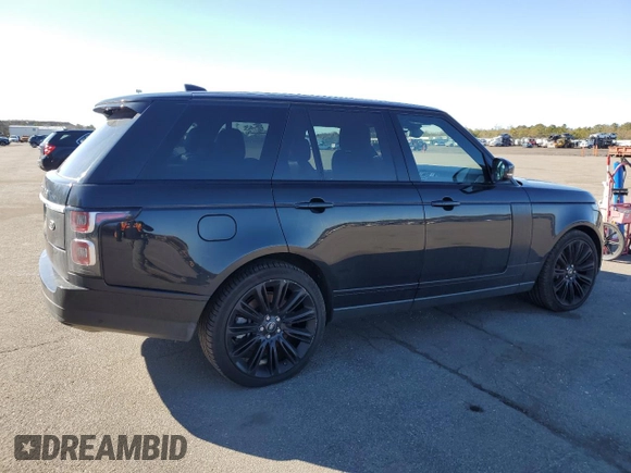 2020 Land Rover Range Rover HSE with VIN SALGS2RU3LA400233, listed as a Copart auction lot 47817755 with 50,611 mi miles and Non Repairable. Bid and sale history available at DreamBid. Image 3.